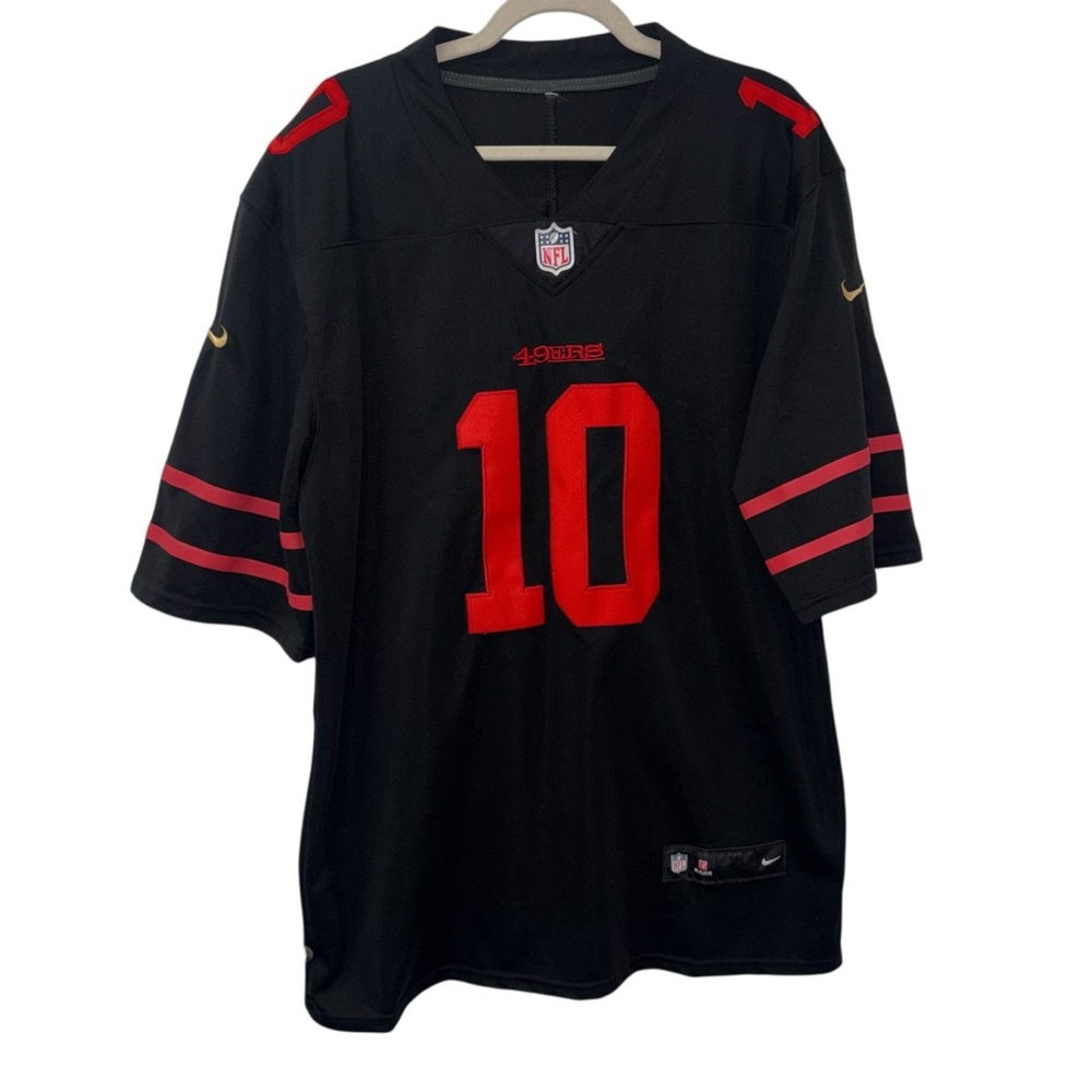 Nike Men's Black and Red Jersey size L/XL